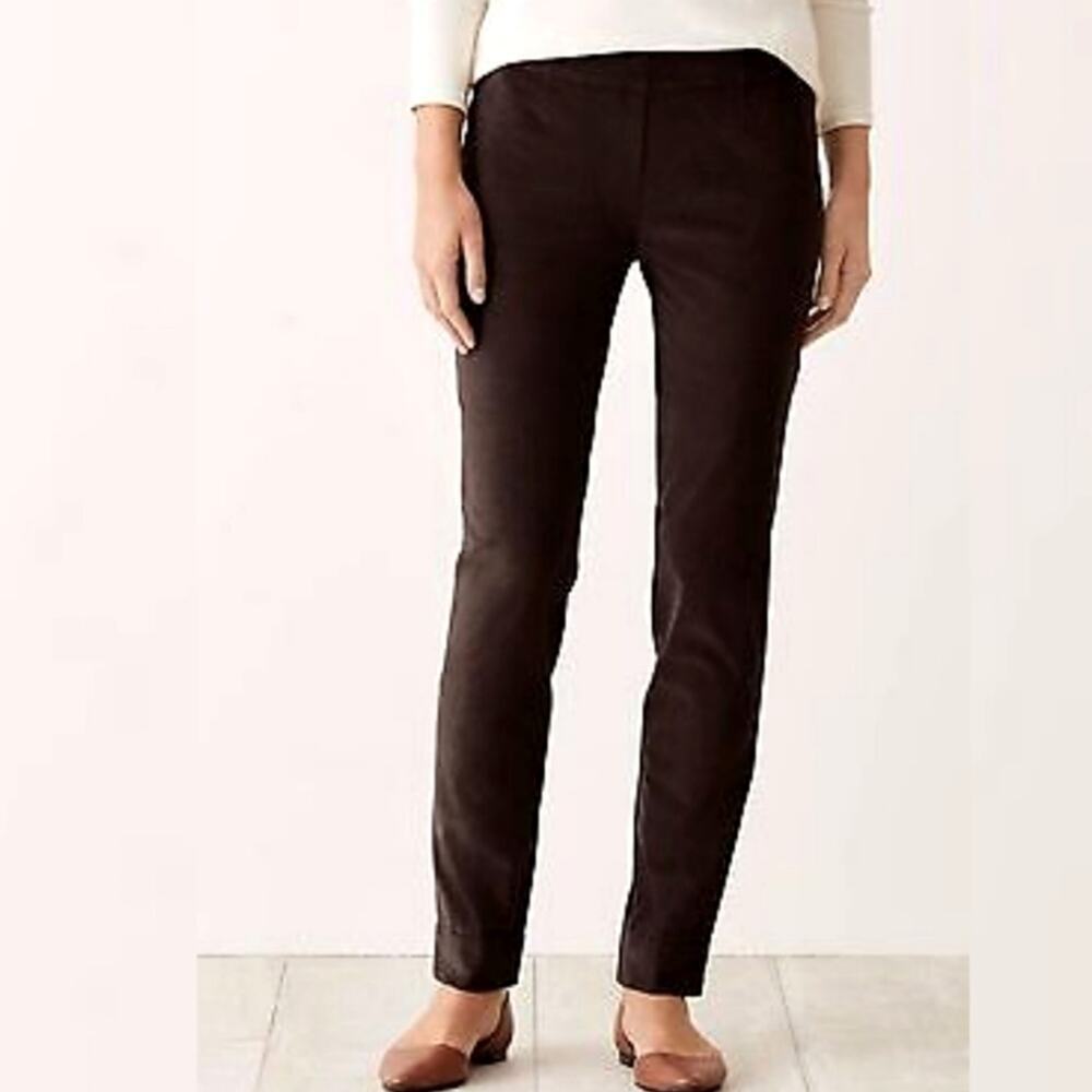 J. Jill Straight Leg Corduroy Pant in Walnut Brown size 14